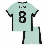 Billiga Chelsea Enzo Fernandez #8 Barnkläder Tredje fotbollskläder till baby 2023-24 Kortärmad (+ Korta byxor)